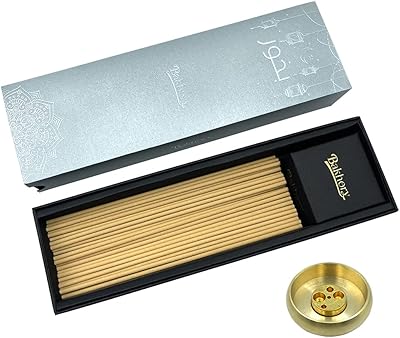 Bâtons d'encens cambodgiens bakuri oud avec brûleur d'encens en cuivre pour la maison