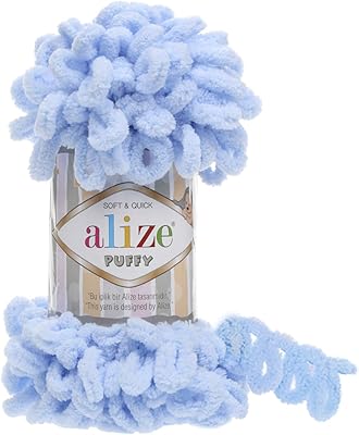 Alize soft 100% polyester micro fluffy fil à coudre pour tricoter la main