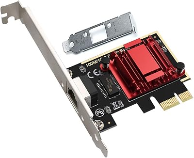 Adaptateur réseau pcie 2.5gbase-t rtl8125b 2500 1000 1000mbps pci express gigabit ethernet rj45