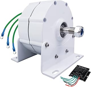 Générateur à aimant permanent sans engrenage triphasé 10 000 w, alternateur 24 v
