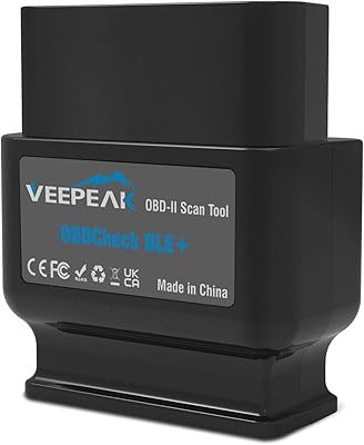 Scanner vbec obdcheck ble+ bluetooth 4.0 obd2 pour ios et android, outil d'analyse