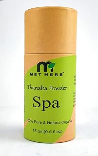 Poudre de thanaka aux herbes de viande 15 grammes pour produit d'épilation permanente