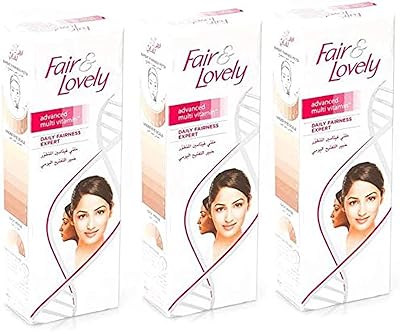 Crème éclaircissante multivitaminée fair & lovely 50 grammes - 3 pièces