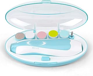 Ensemble de limes à ongles électriques pour bébé, coupe-ongles pour manucure et pédicure