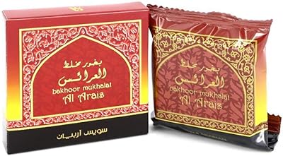 Encens mukhallat al arayes de suisse arabe 40 grammes / 40 grammes