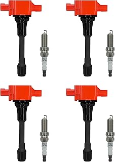 Lot de 4 bobines d'allumage marsram uf549 et bougie d'allumage 9029 pour 2007