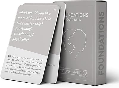 Jeu de cartes de conversation par câble pour jeunes mariés pour débutants