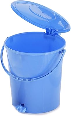 Poubelle en plastique fun homes avec poignée - bleu, 10 litres (fun0294)