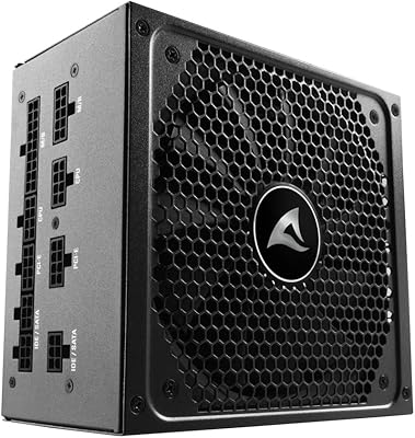 Alimentation sharkoon silentstorm cool zero 750 w, refroidissement réglable, régulateur de tension, toutes
