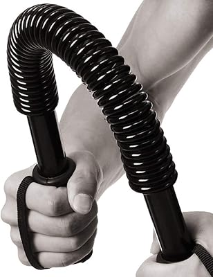 Exercice pour les bras avec barre power twister, exercice de renforcement des épaules