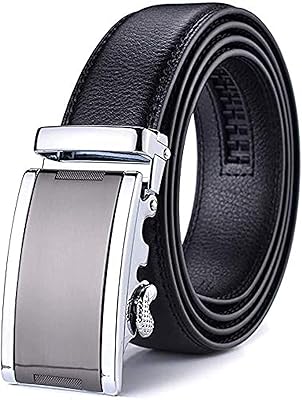 Ceintures en cuir pour hommes avec boucle automatique