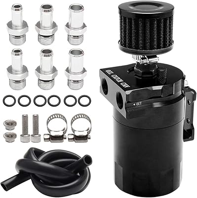 Kit de réservoir de récupération d'huile en aluminium top 10 racing 350 ml