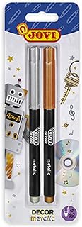 Jovi bubble pack de 2 marqueurs or et argent couleur