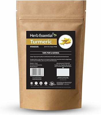 Poudre essentielle de curcuma aux herbes pour le visage et la peau