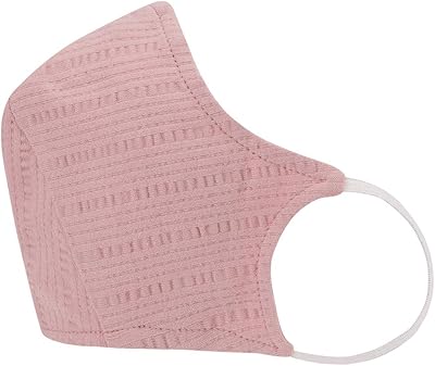 Masque ajusté kazo en jersey texture taille sans tissu, plae blush (121667)