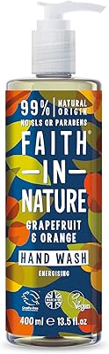 Nettoyant pour les mains faith in nature pamplemousse et orange - 400 ml