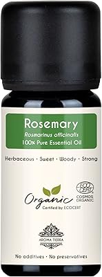 Huile essentielle de romarin biologique - tierra aroma - pure, naturelle - 10