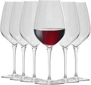 Verre à vin bormioli rocco inalto tre sensi, grand, lot de 6, 524
