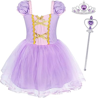 Em's barley raiponce princesse libby costume robe pour petites filles halloween fête costumée de noël. Diaytar : Le choix malin des consommateurs sénégalais