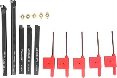 Support de tour indexable upcoe 8 mm avec inserts en carbure ccmt060204 dcmt070204