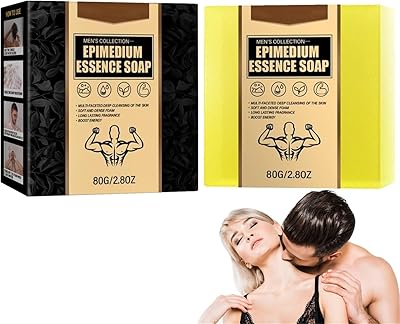 Zhugi 4pcs epimedium essence soapsavon intime pour hommessavon en barre biologique naturel le corps