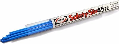 Harris safe self panne à souder plaquée argent 45 % 1/16", 9 bâtons