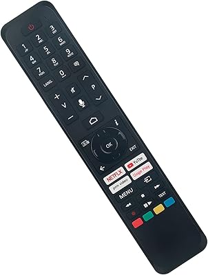 Finabti rc45160 télécommande de remplacement adaptée pour panasonic 2k android tv avec netflix
