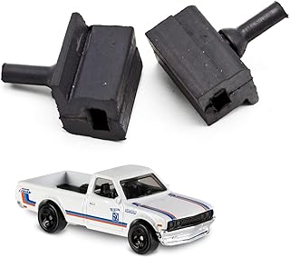 Couvercle latéral d'impact en caoutchouc noir nostops, 2 pièces pour pick-up datsun 620