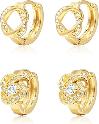Boucles d'oreilles huggie plaquées or salanda pour femmes | petites boucles