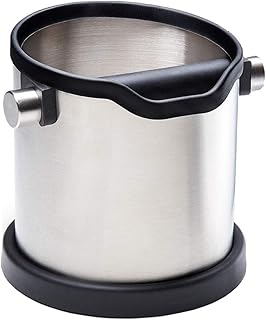 Grande boîte à café santo 68oz/1800ml en acier inoxydable avec fond antidérapant, pot