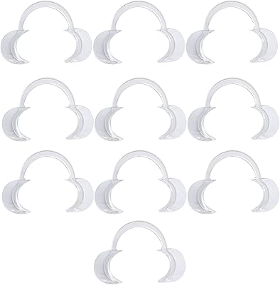 10 extracteurs en forme de c pour dents, joues, bouche et lèvres pour blanchiment des dents et protège-dents - transparent taille m. L'univers du discount accessible 24/7 sur Diaytar Sénégal