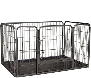 CAGE WALLABY ROBUSTE AVEC PLATEAU ABS STYLO DE JEU POUR CHIOTS CAGE À