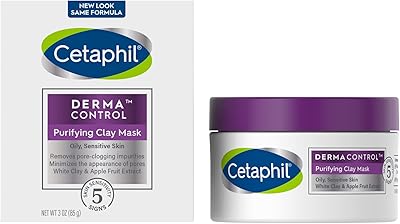 Masque à l'argile cetaphil pro, masque à l'argile purifiant dermacontrol pour le visage