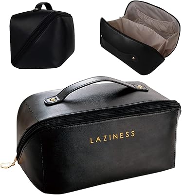 Sac à cosmétiques de voyage nikomi de grande capacité | trousse de maquillage en cuir | trousse à cosmétiques portable étanche | sac de rangement multifonctionnel | trousse à cosmétiques de voyage, noir. Un océan de bonnes affaires sur Diaytar Sénégal