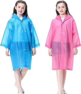 Imperméable pour enfants pour filles et garçons paquet de 2 imperméables
