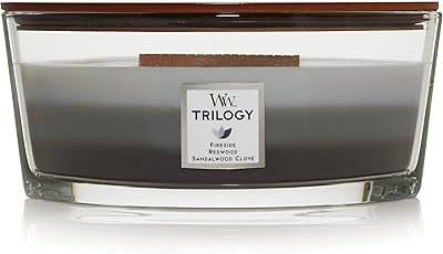 Bougie parfumée wood wick triple citron vert avec mèche craquelée, bois chaud, durée