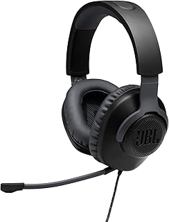 Casque filaire jbl quantum 100 avec microphone à perche amovible mise au point