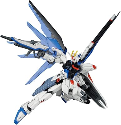 Bandai hobby freedom gundam figure 1/144 hgce multicolore, 8 pouces
