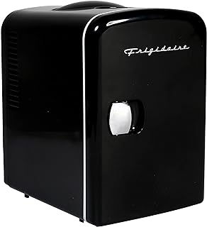 Mini-réfrigérateur portable frigidaire retro efmis129, paquet de 6, noir