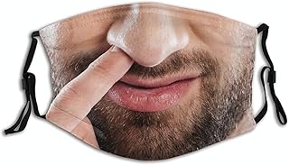 Couvre-bouche réglable drôle, bandana, cagoule réutilisable avec 2 filtres