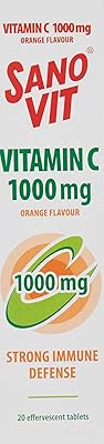 Comprimés de vitamine c sanovit pour unisexe - taille 20 comprimés