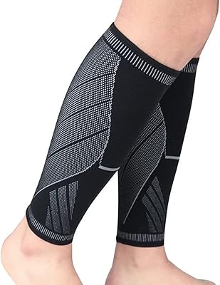 Manchons de compression de jambe pour hommes et femmes - manchon de compression d'attelle de jambe pour varices et mollet déchiré - 1 paire de manchons de compression de jambe confortables noirs (taille xl, noir). De la mode à l'électronique, Diaytar Sénégal a tout ce qu'il vous faut
