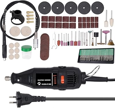 Kit de polisseuse électrique portative 180 w, mini perceuse rotative polyvalente pour couper