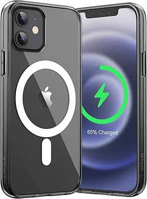 Jetech coque magnétique pour iphone 12 mini 54" compatible avec le chargement