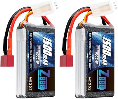 Batterie lipo zeee 2s 1500mah 7.4v 60c rc avec prise deans pour drone fpv quadcopter hélicoptère avion rc bateau voiture rc modèles (paquet de 2). Simplifiez vos achats avec Diaytar, le e-commerce nouvelle génération