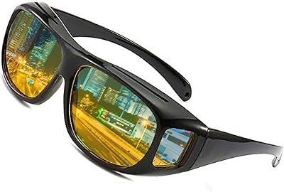 Lunettes de vision nocturne polarisées s'adaptant aux lunettes de soleil protection de conduite