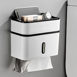 Porte-papier toilette, boîte à mouchoirs, organisateur mural en carton pour la maison, porte-rouleau