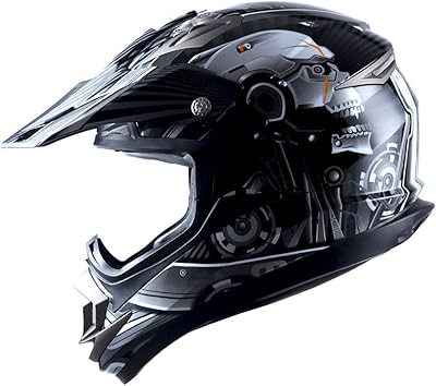 1 storm off-road casque de motocross adulte mx bmx atv dirt bike mécanicien