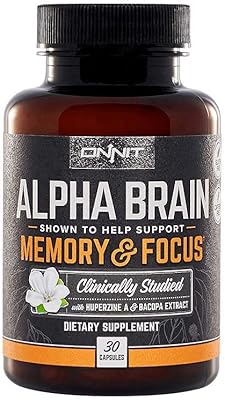 Complément alimentaire onit brain booster d'alpha (30 pièces) pour la mémoire la concentration