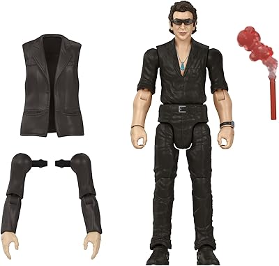 Figurine jurassic park hammond dr. ian malcolm avec bras et accessoires